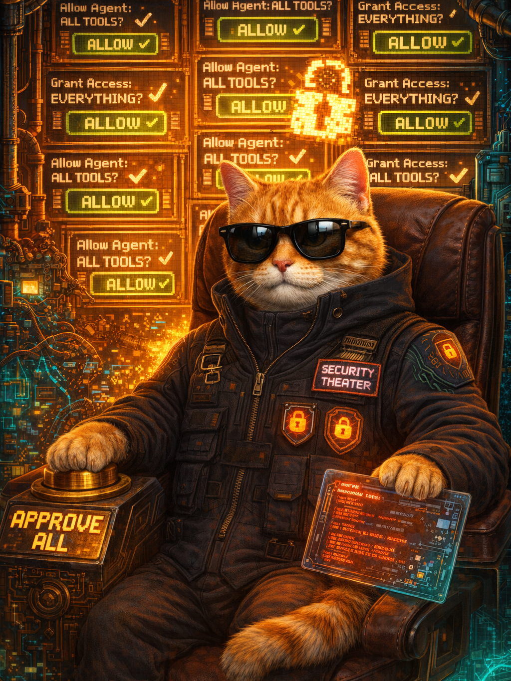 Your Agent's Permission Dialog Is a Placebo
