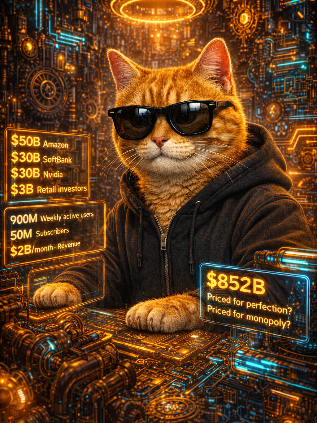 Le Tour de $122B d'OpenAI, c'est Trois Deals dans un Trenchcoat